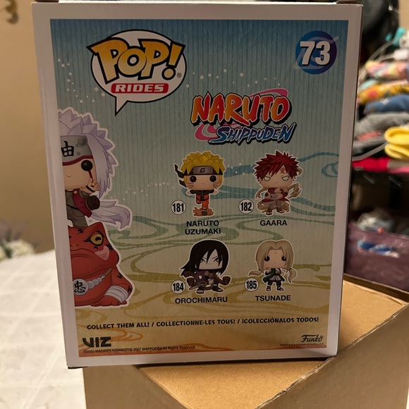 Funko Pop Naruto Shippuden Rides Jiraiya on Toad 7 inch Figure - Picture 8 of 8